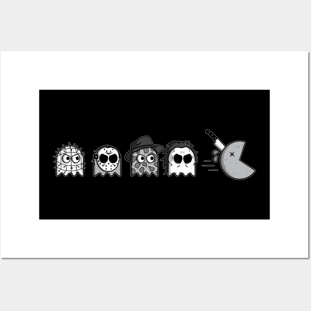 Horror-Man B&W Wall Art by jrcreativo